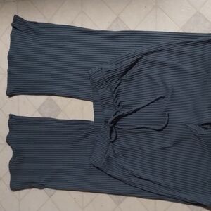 Pink Lily Wide Leg Pants in Dark Blue